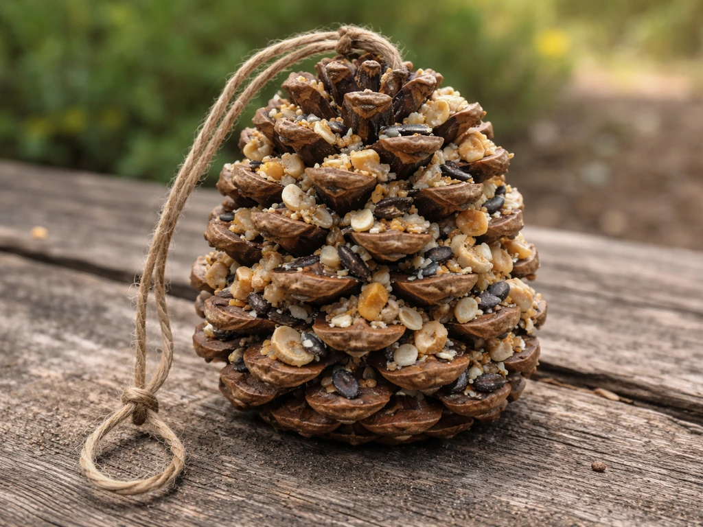how to make bird feeder with lard