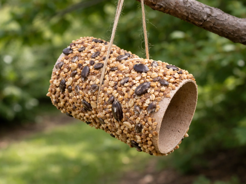how to make a bird feeder out of paper