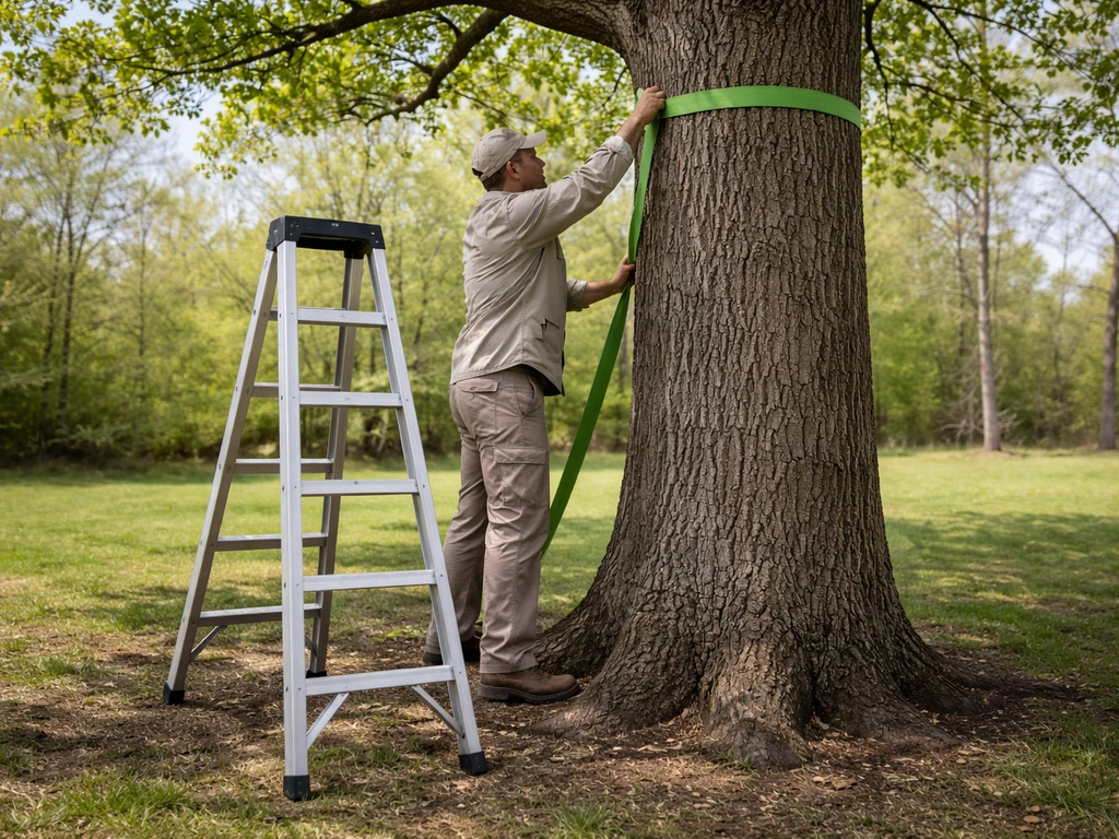 how to hang a bird feeder on a tree