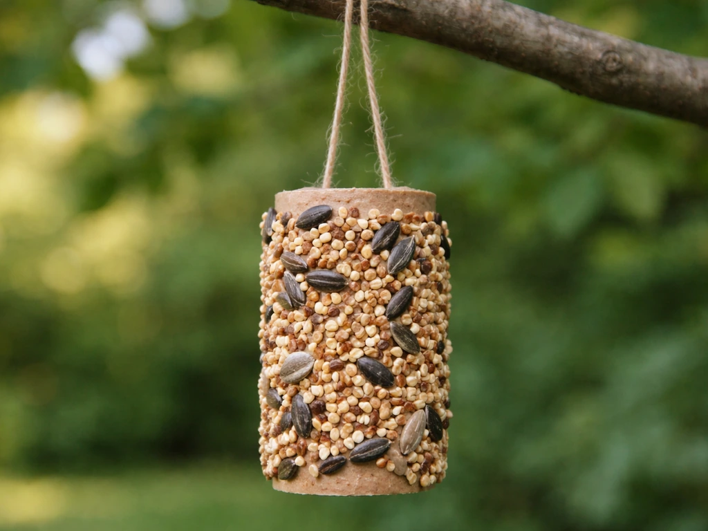 how to make a bird feeder with toilet paper roll