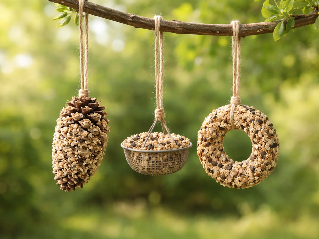 how to make a bird feeder without peanut butter