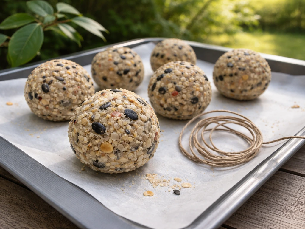 how to make bird feeder balls