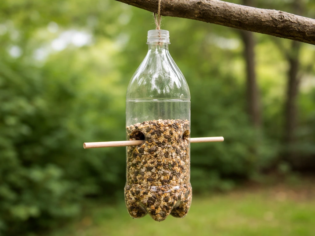 How to Make a Bird Feeder From a Coke Bottle