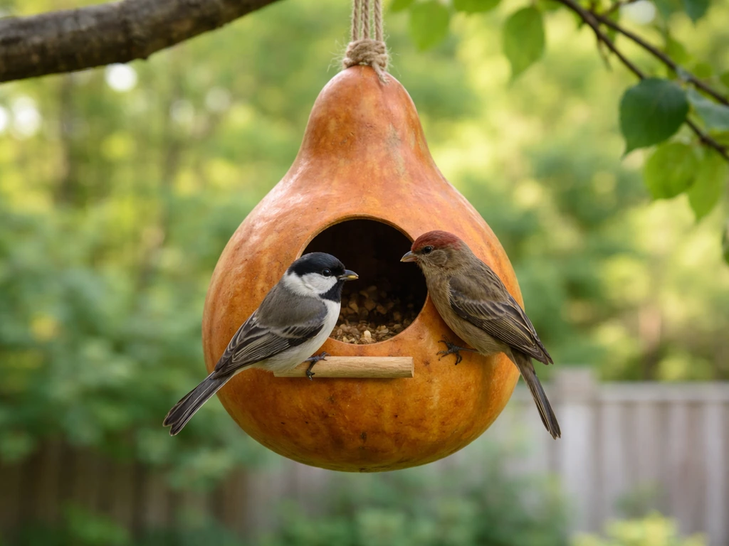 gourd bird feeder how to make