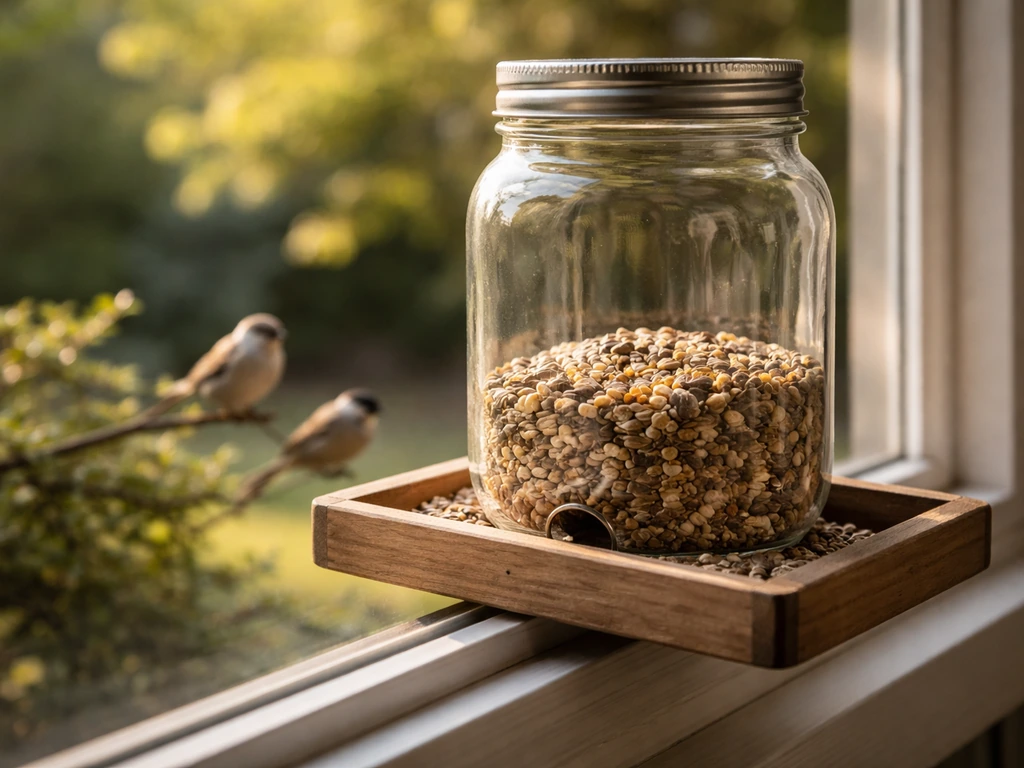 How to Make a Glass Bird Feeder Step by Step