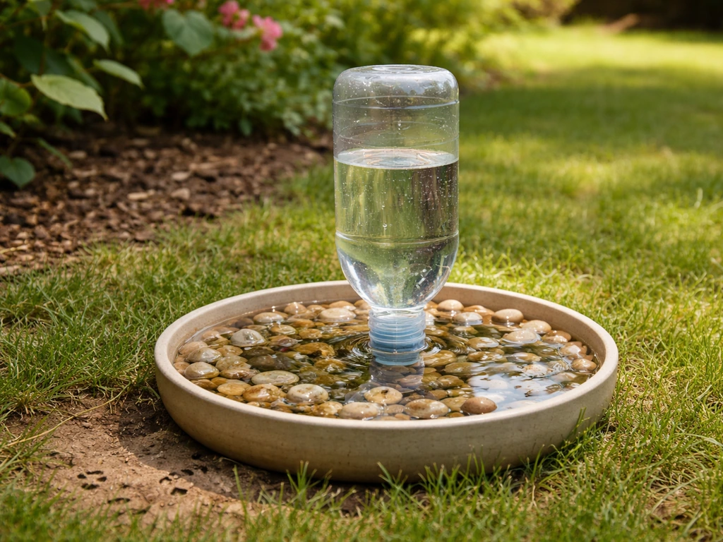how to make bird water feeder
