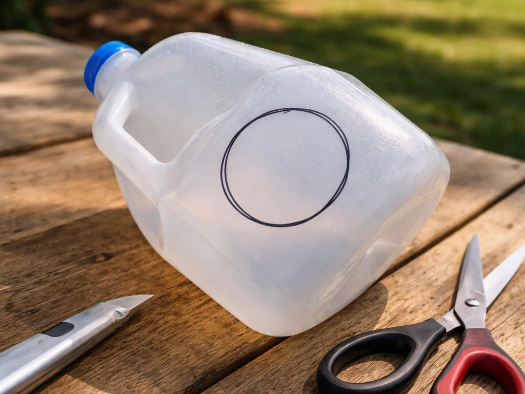 how to make a bird feeder from a milk jug