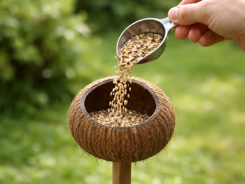 How to Refill a Coconut Bird Feeder Fast and Clean