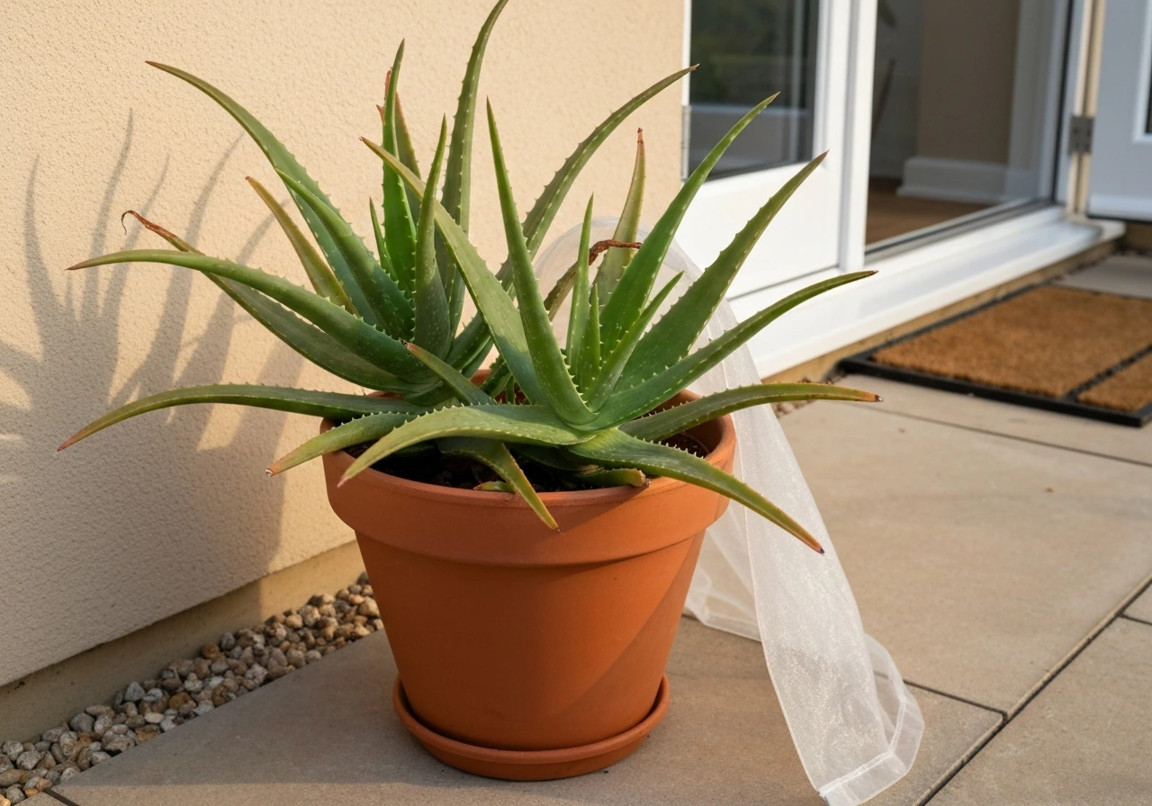 can you grow aloe vera outside uk
