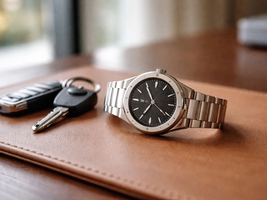 Luxury watch and car keys on a desk, symbolizing long-running brand endorsements