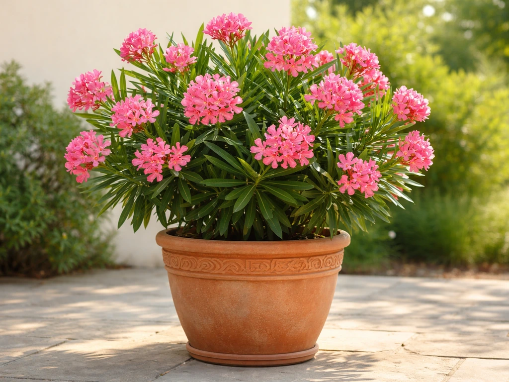 how to grow oleander in pots