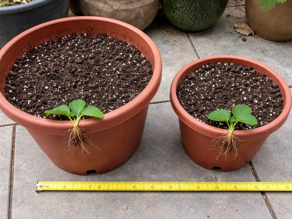 how to grow strawberry plant in pot