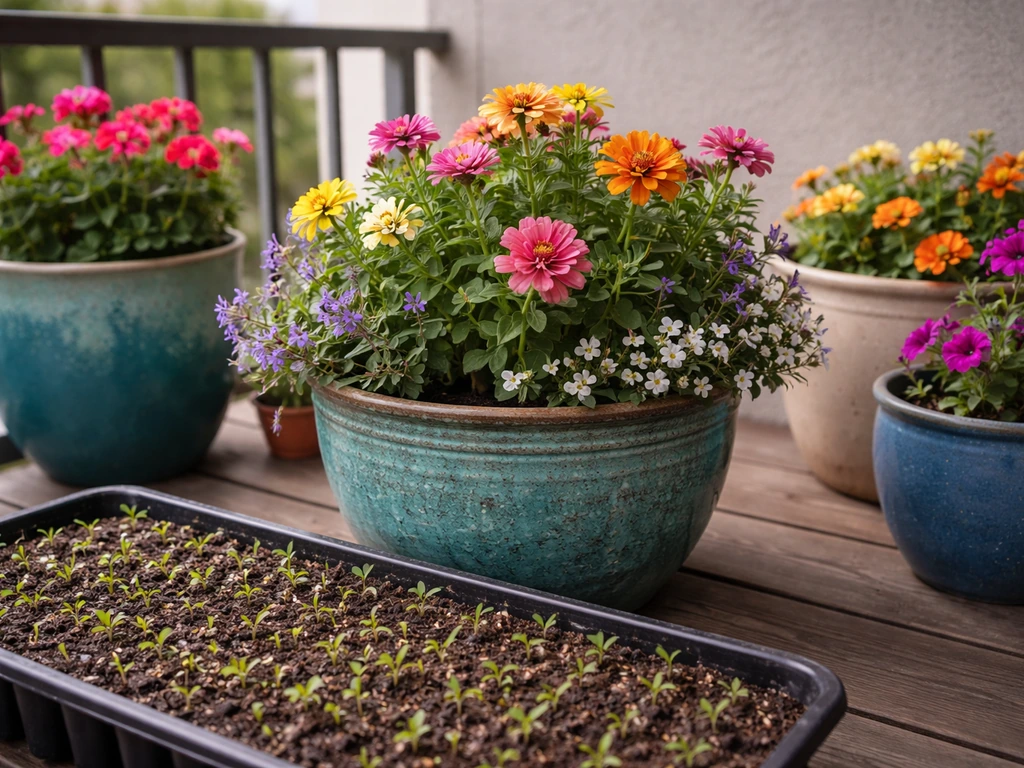 best flowers to grow in pots from seeds