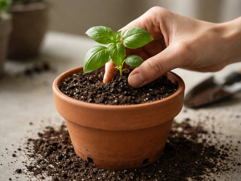 how to grow plants in small pots