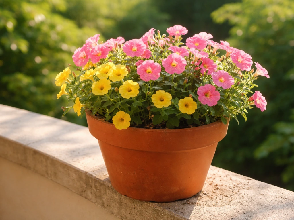 how to grow flowers in a pot