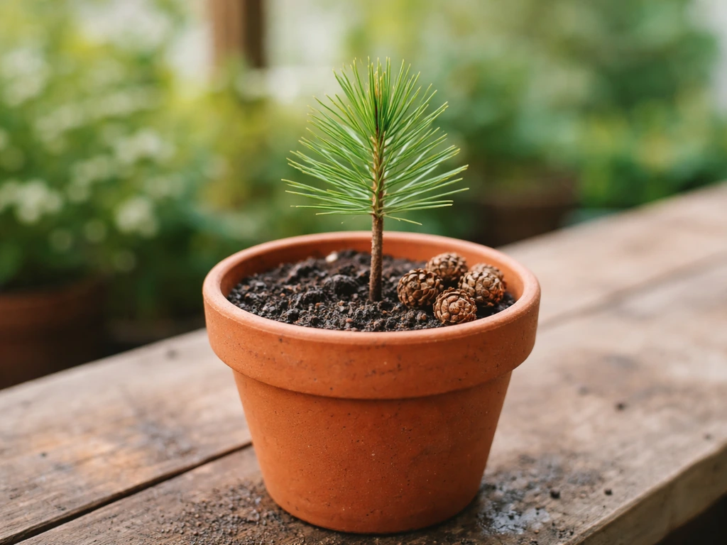 how to grow pine cones in a pot
