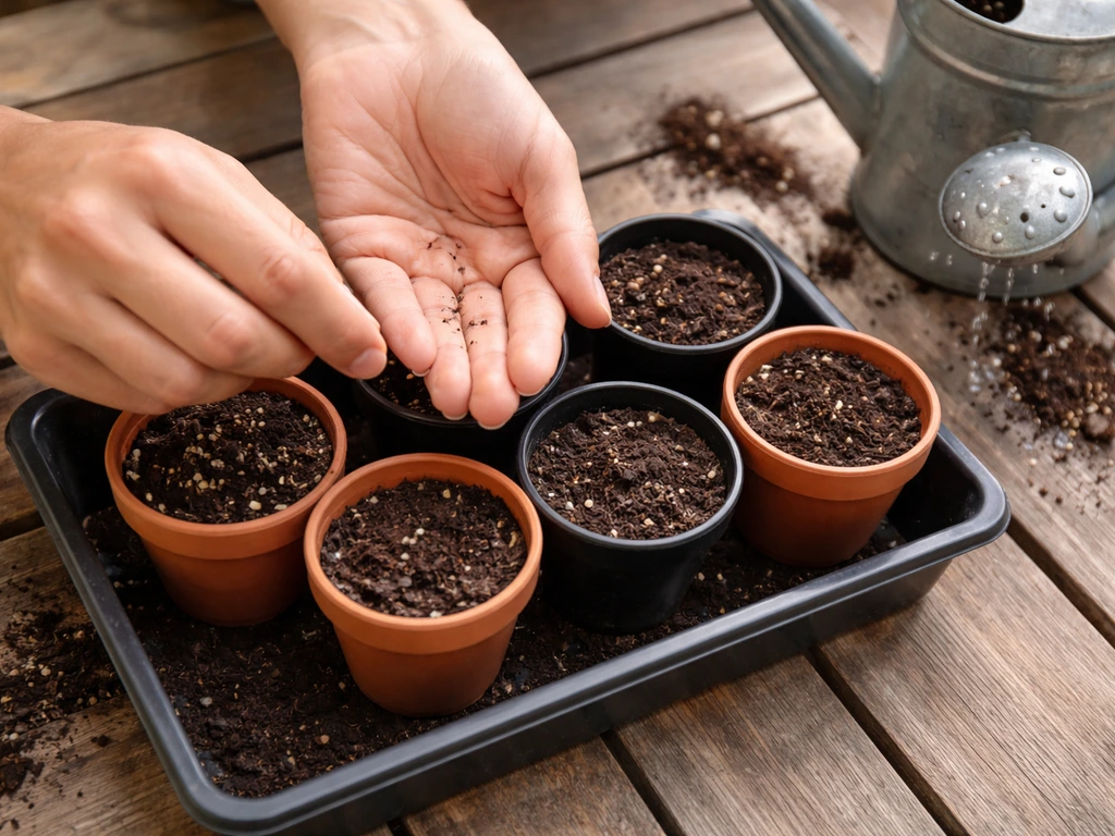 how to grow flowers from seeds in pots