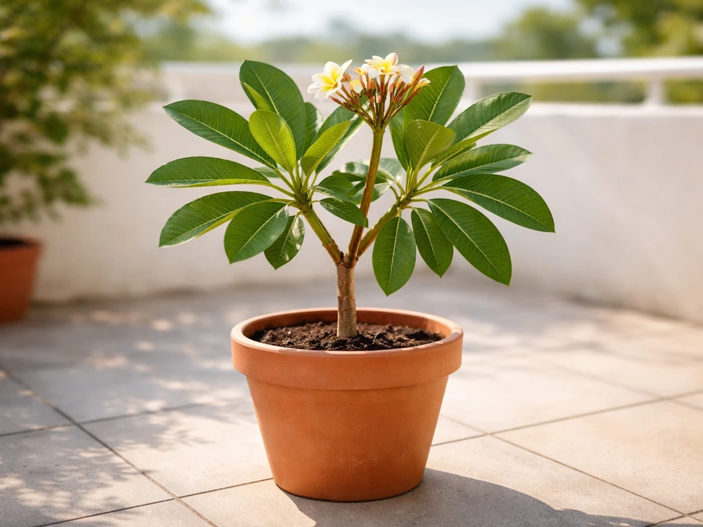 how to grow frangipani in a pot