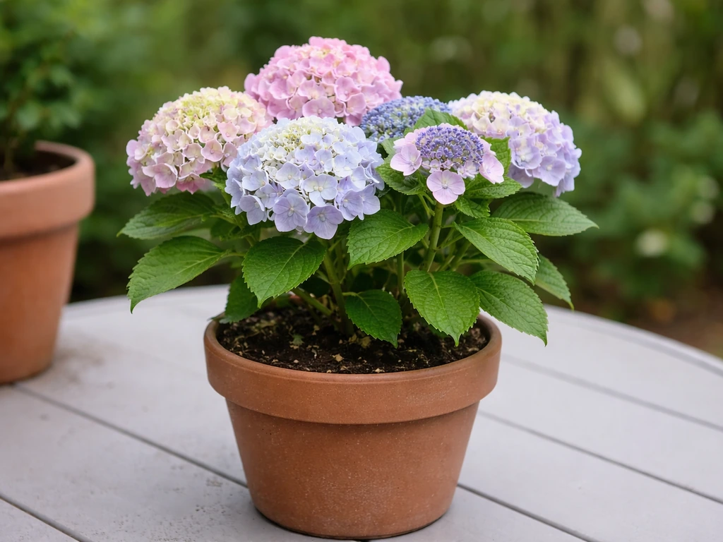 how to grow hydrangeas in pot