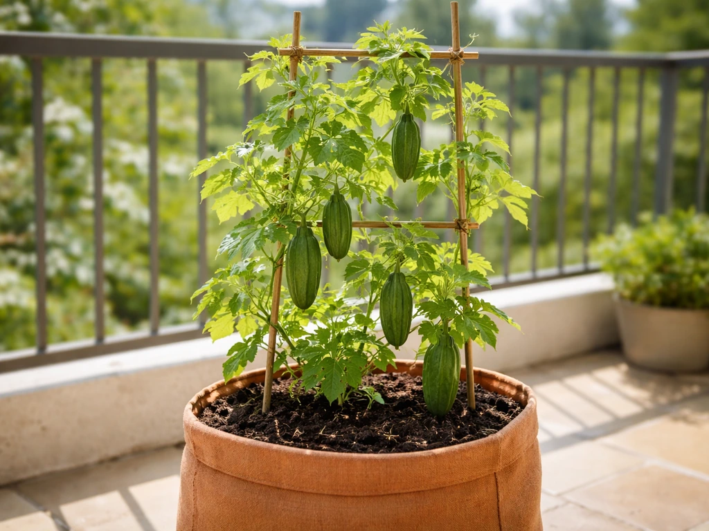 how to grow bitter gourd in pot