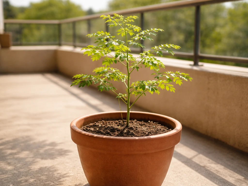 how to grow moringa in a pot