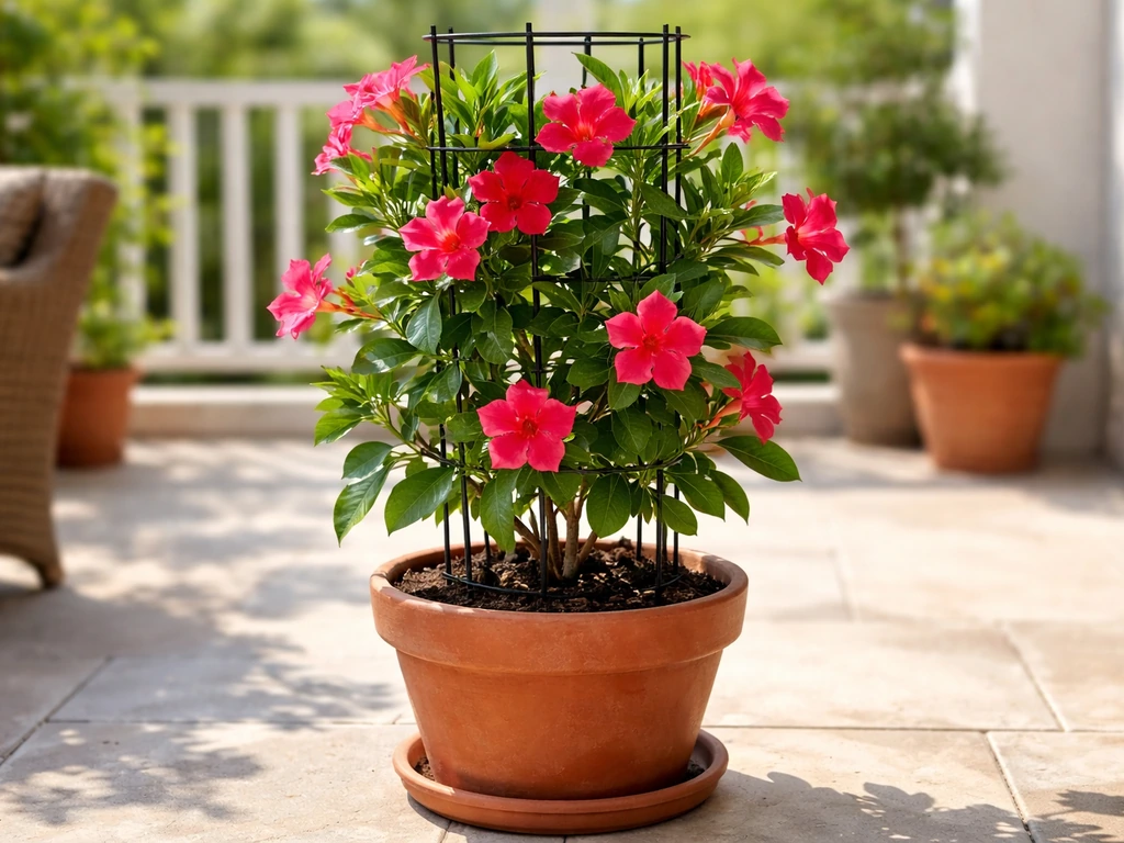How to Grow Mandevilla in Pots: Container Care Guide