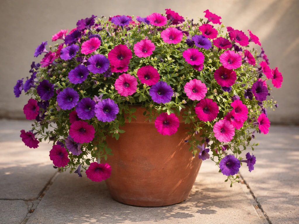 how to grow petunia in pots