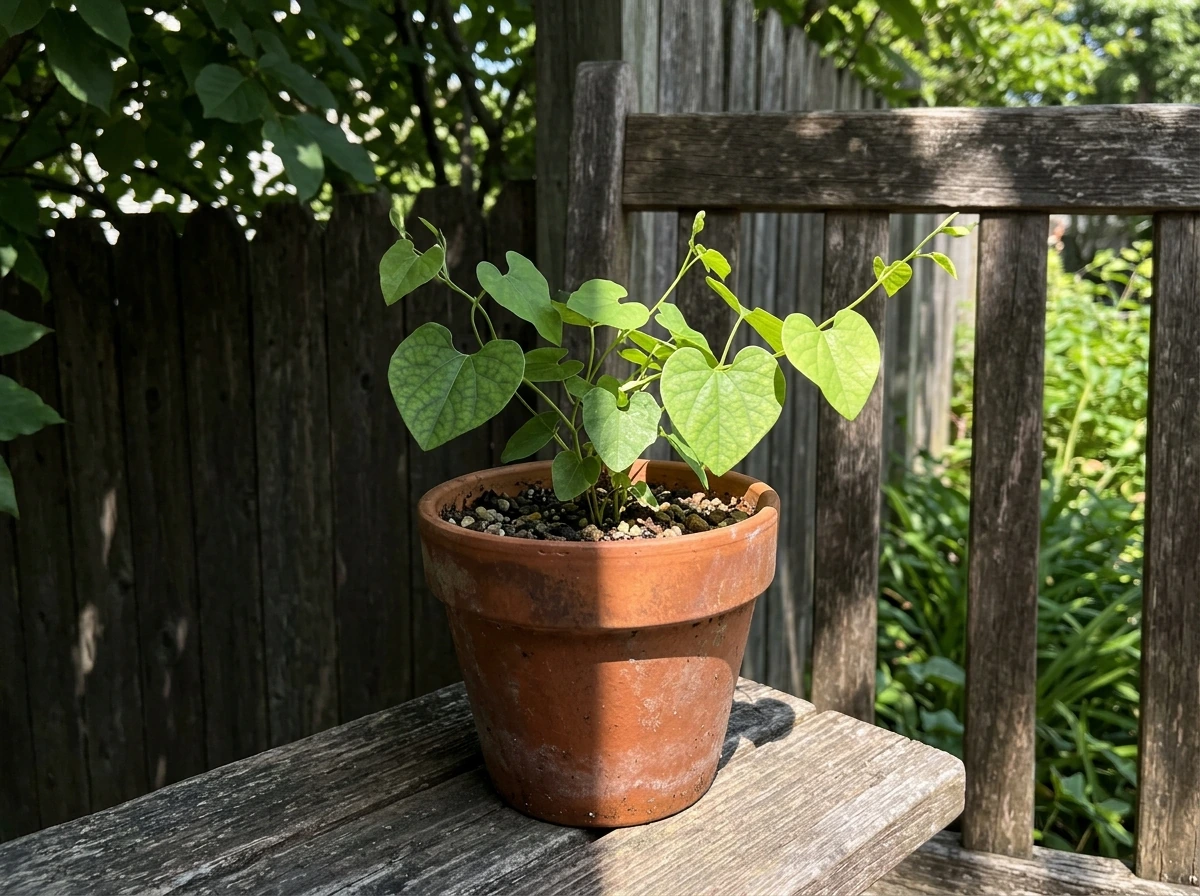 Duck flower in full-sun to part-shade showing light and shadow on leaves