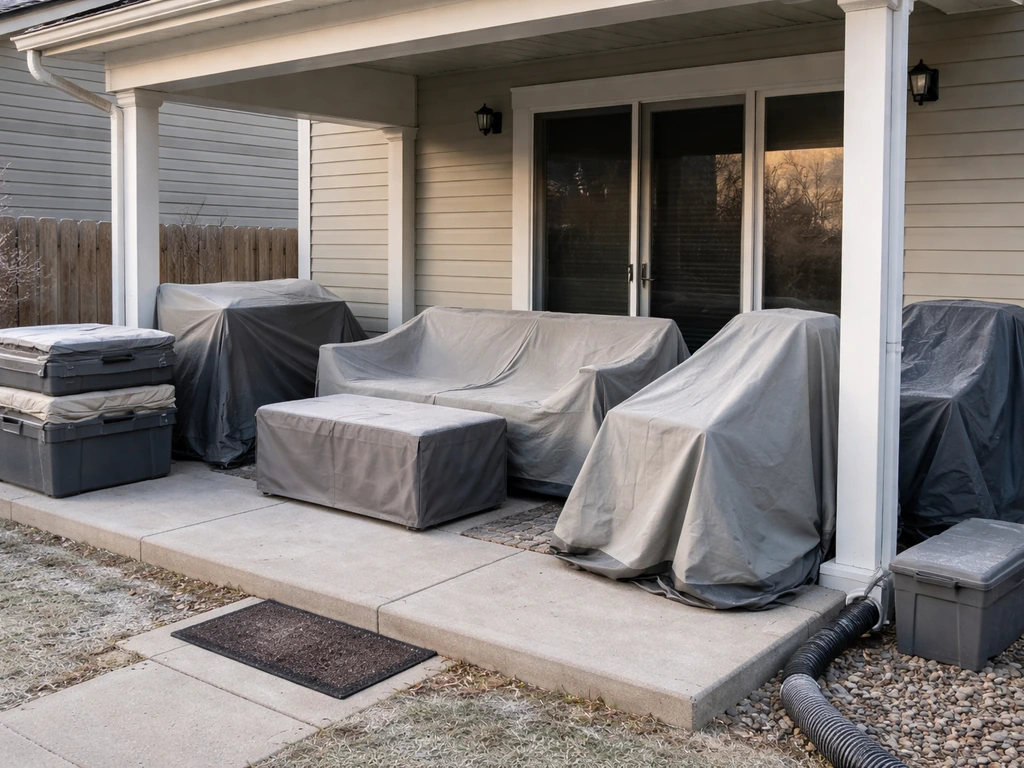 how to winterize patio