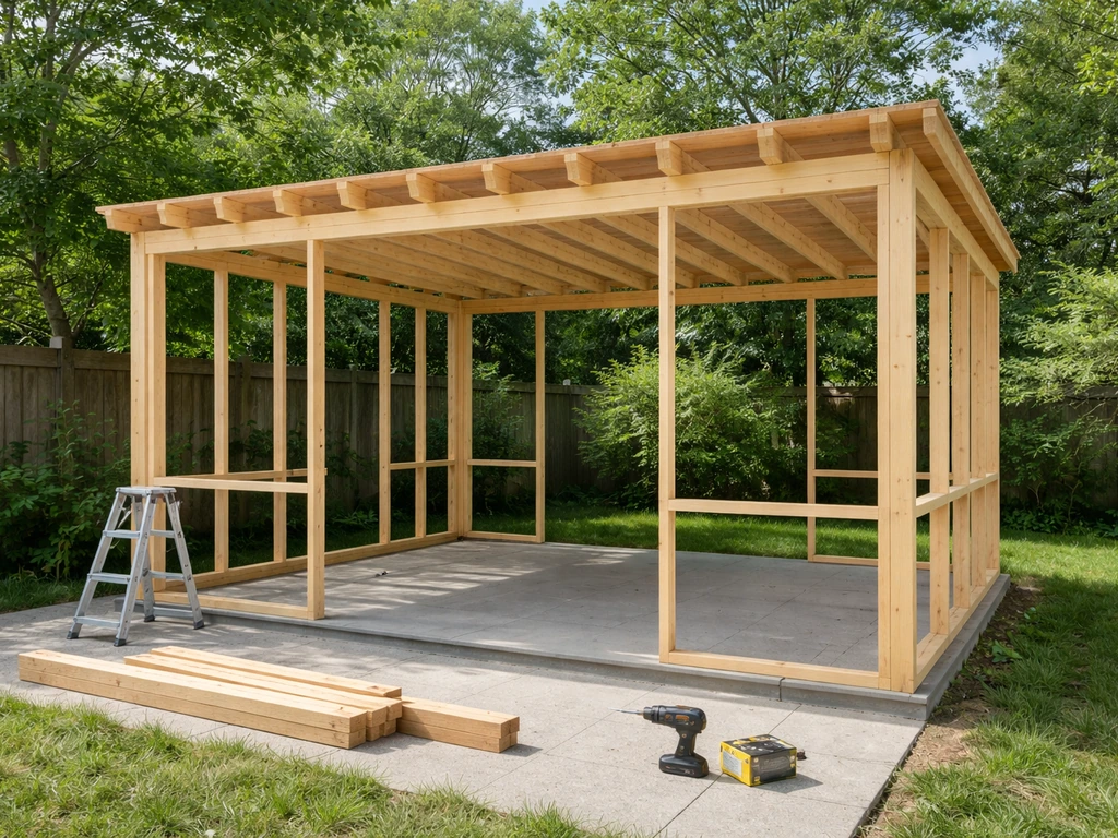 how to build patio enclosure