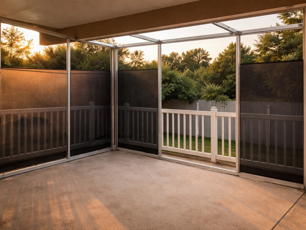 how to enclose a patio