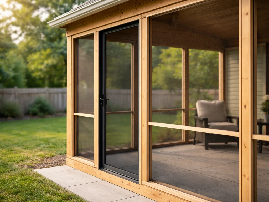 how to build a screened in patio
