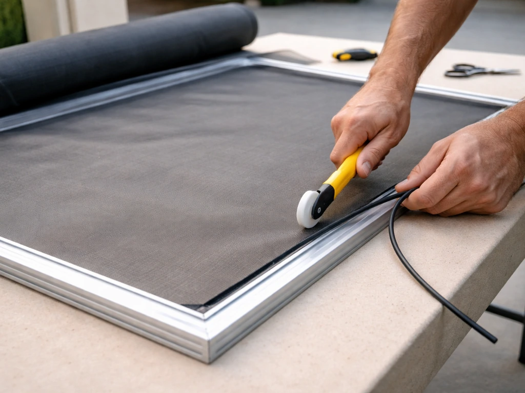 how to replace a patio screen