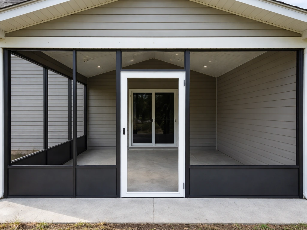 how to close in a patio
