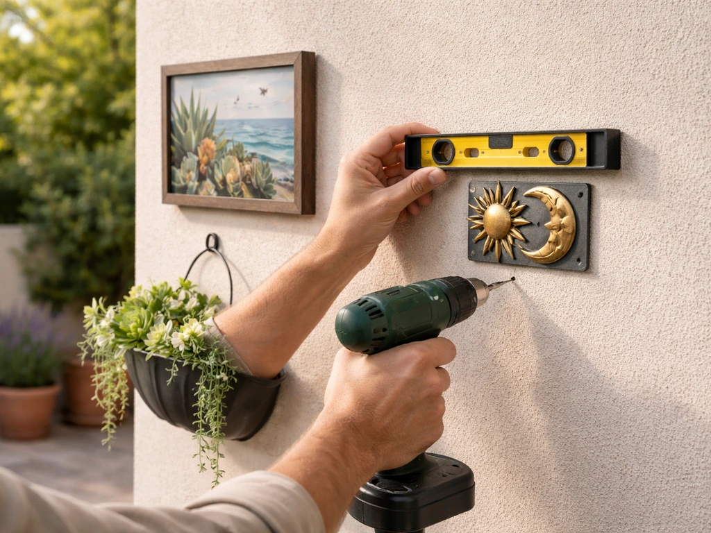 How to Decorate a Patio Wall: DIY Ideas and Mounting Tips