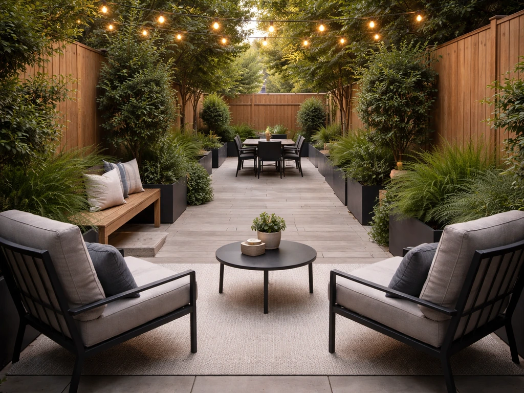How to Decorate a Long Narrow Patio: Layout Tips