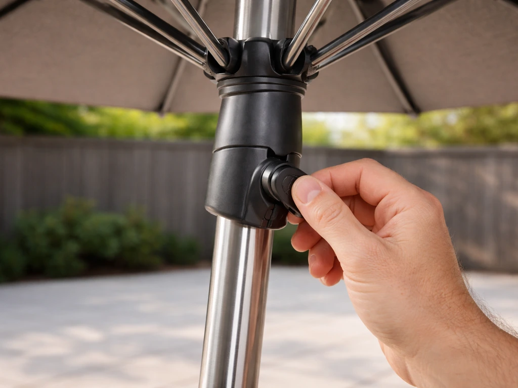 how to tilt patio umbrella