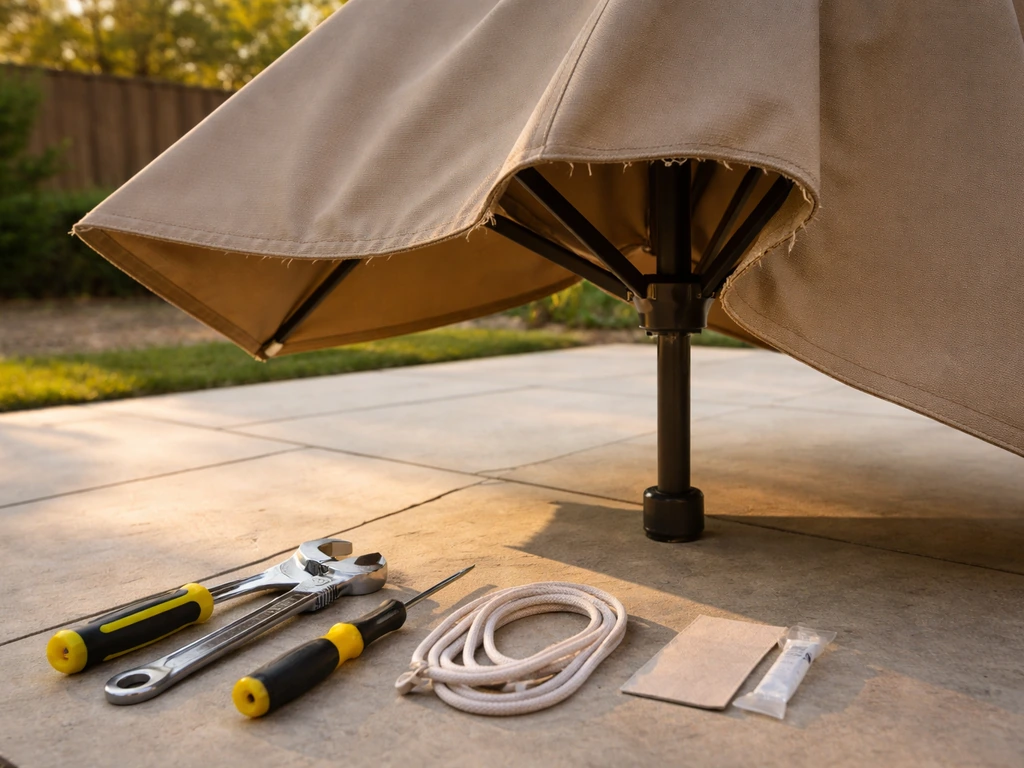 patio umbrella fix