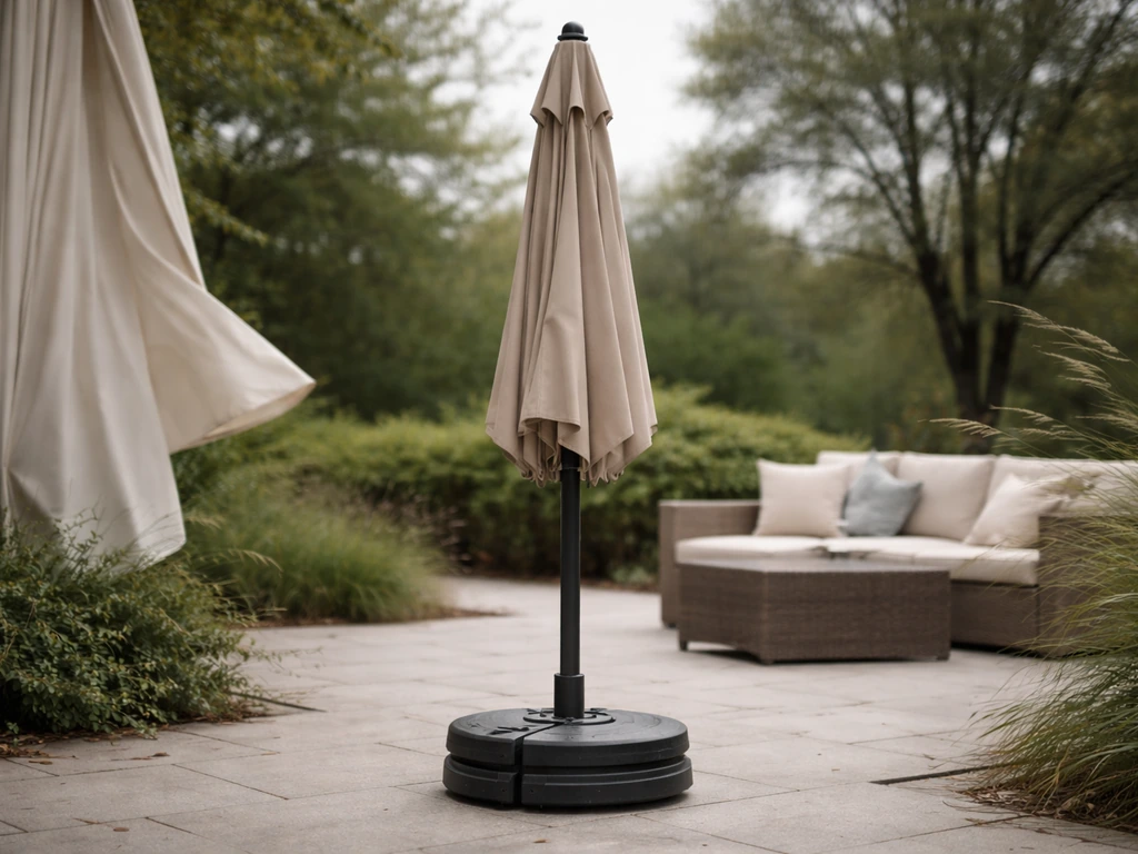 how to weigh down a patio umbrella