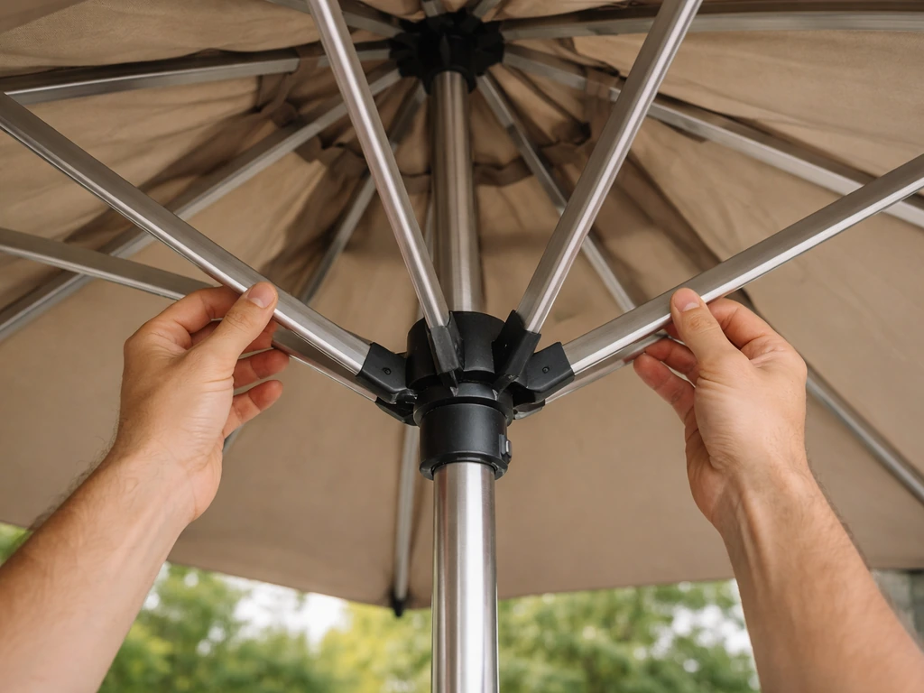 patio umbrella how to open