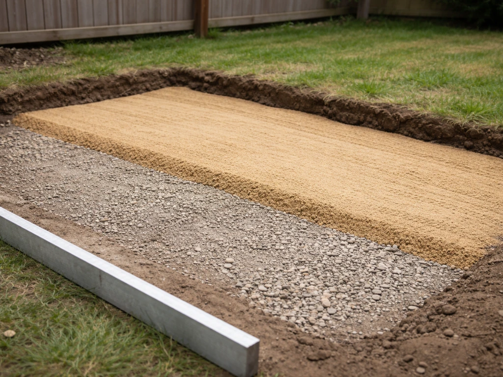 how to lay bricks down for a patio