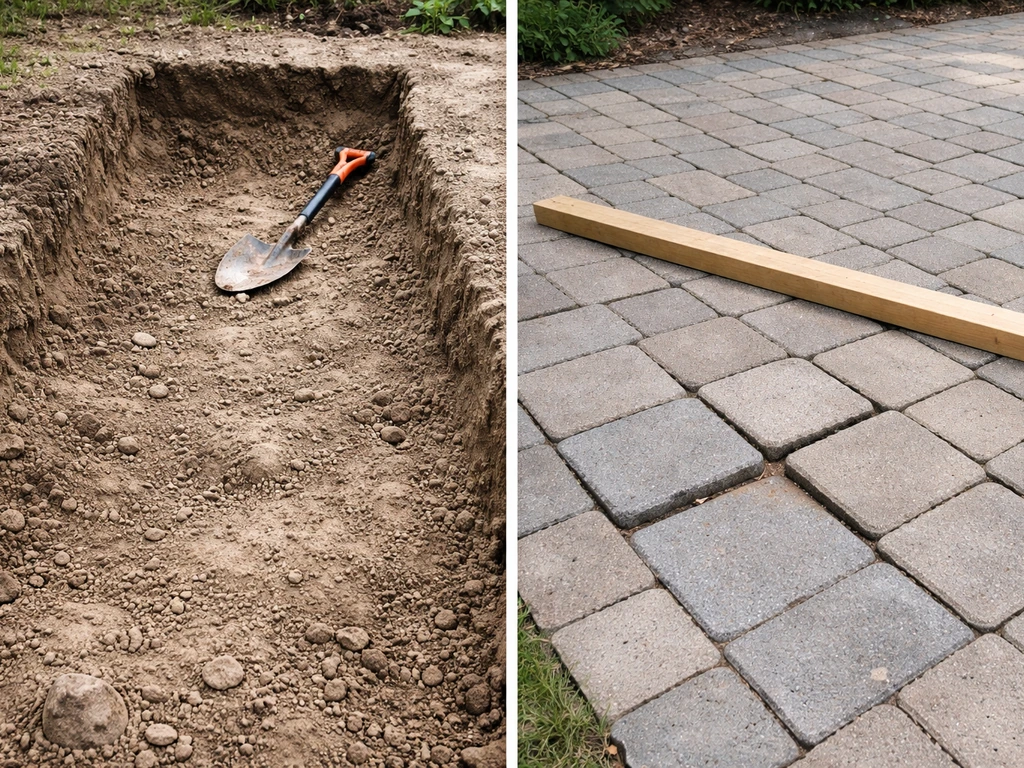 how to level the ground for a patio