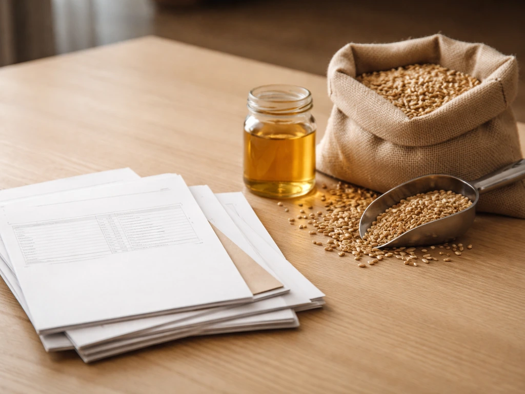 Minimal photo of brewery ingredients beside a simple stack of financial documents symbolizing income sources.