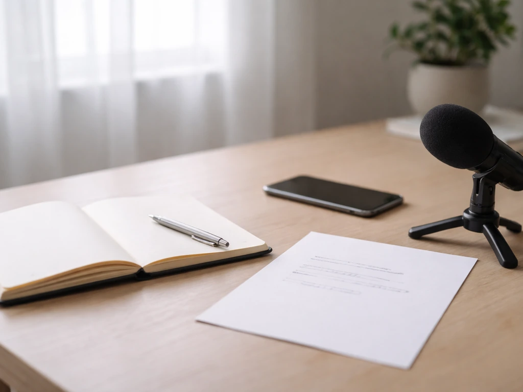 Minimal desk scene with a smartphone and papers suggesting checking net-worth valuation dates and methods