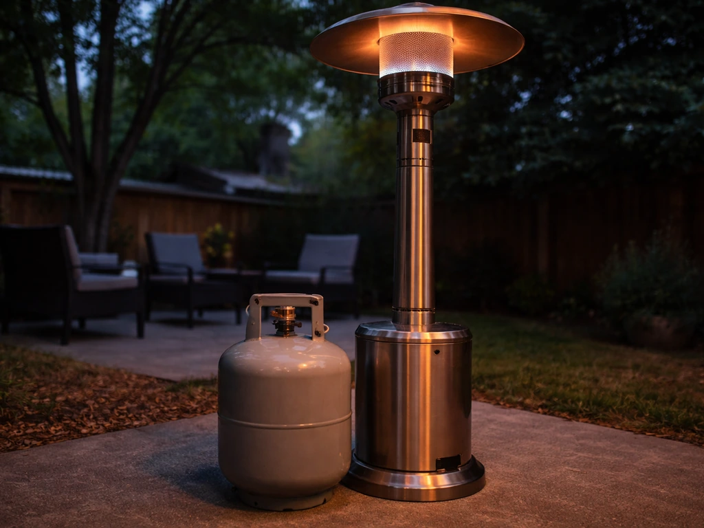 how long does propane tank last in patio heater
