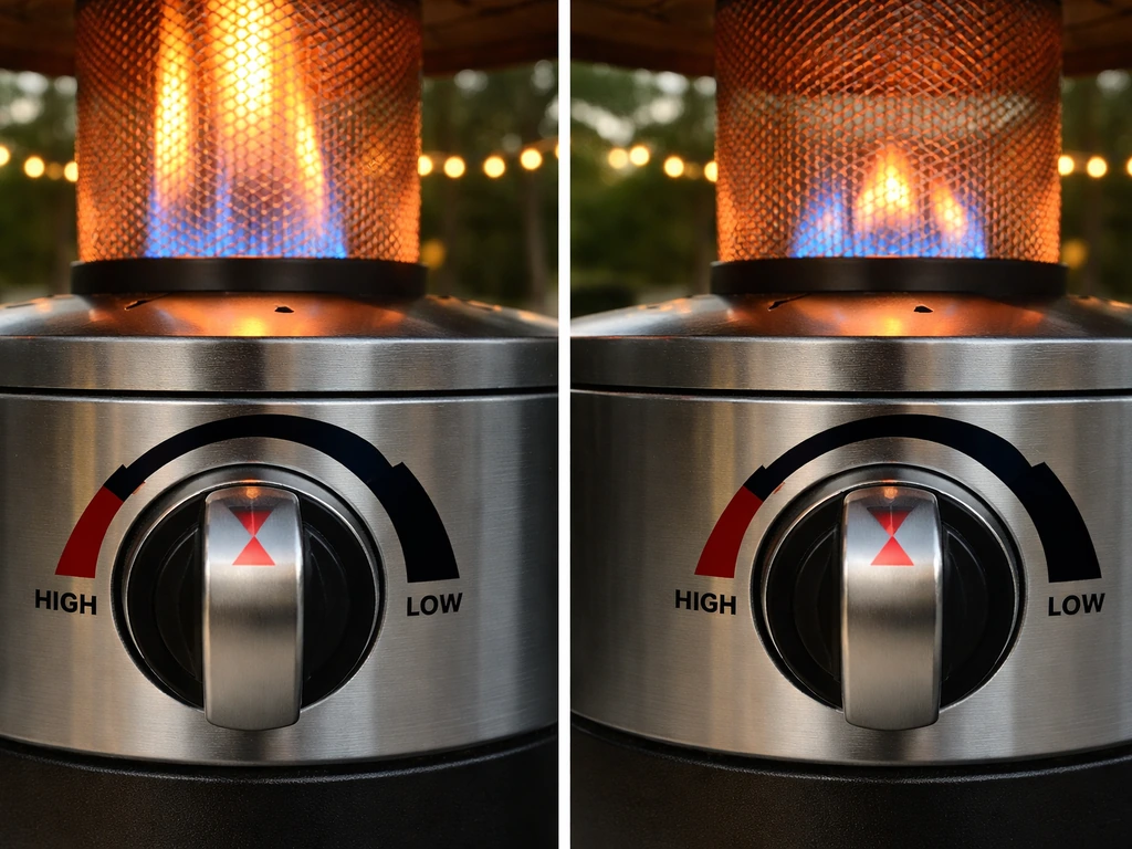 how long does propane tank last on patio heater