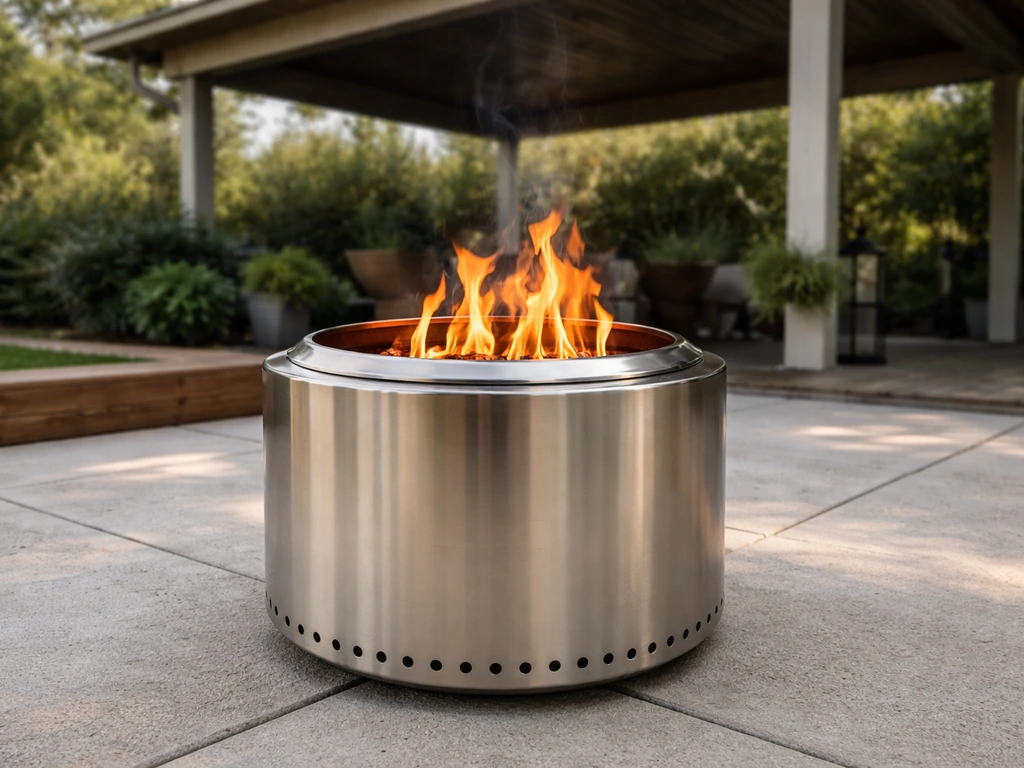 can you use solo stove under covered patio