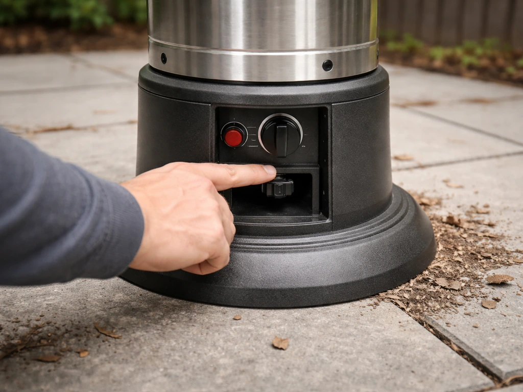 reset patio heater tilt switch