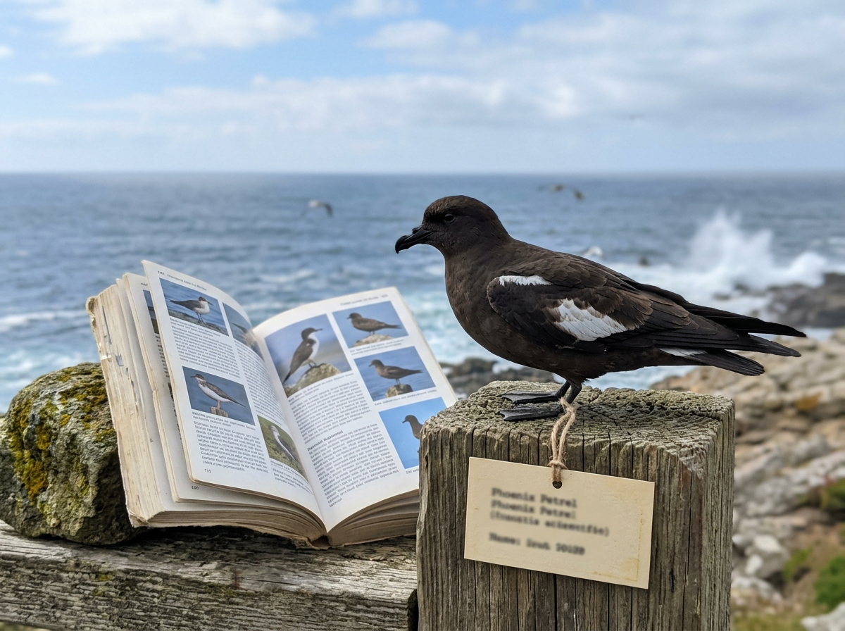 Reference materials for the Phoenix Petrel, the real documented bird linked to the name phoenix.
