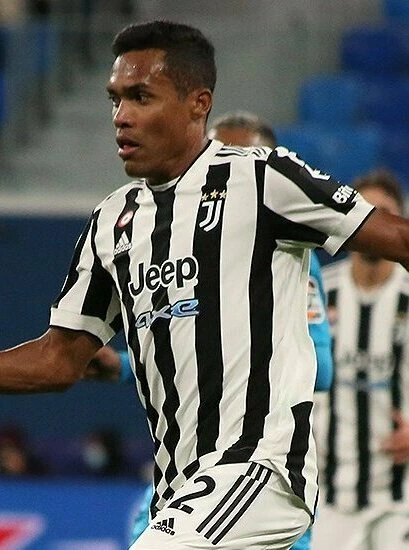 Alex Sandro in a Juventus match action photo